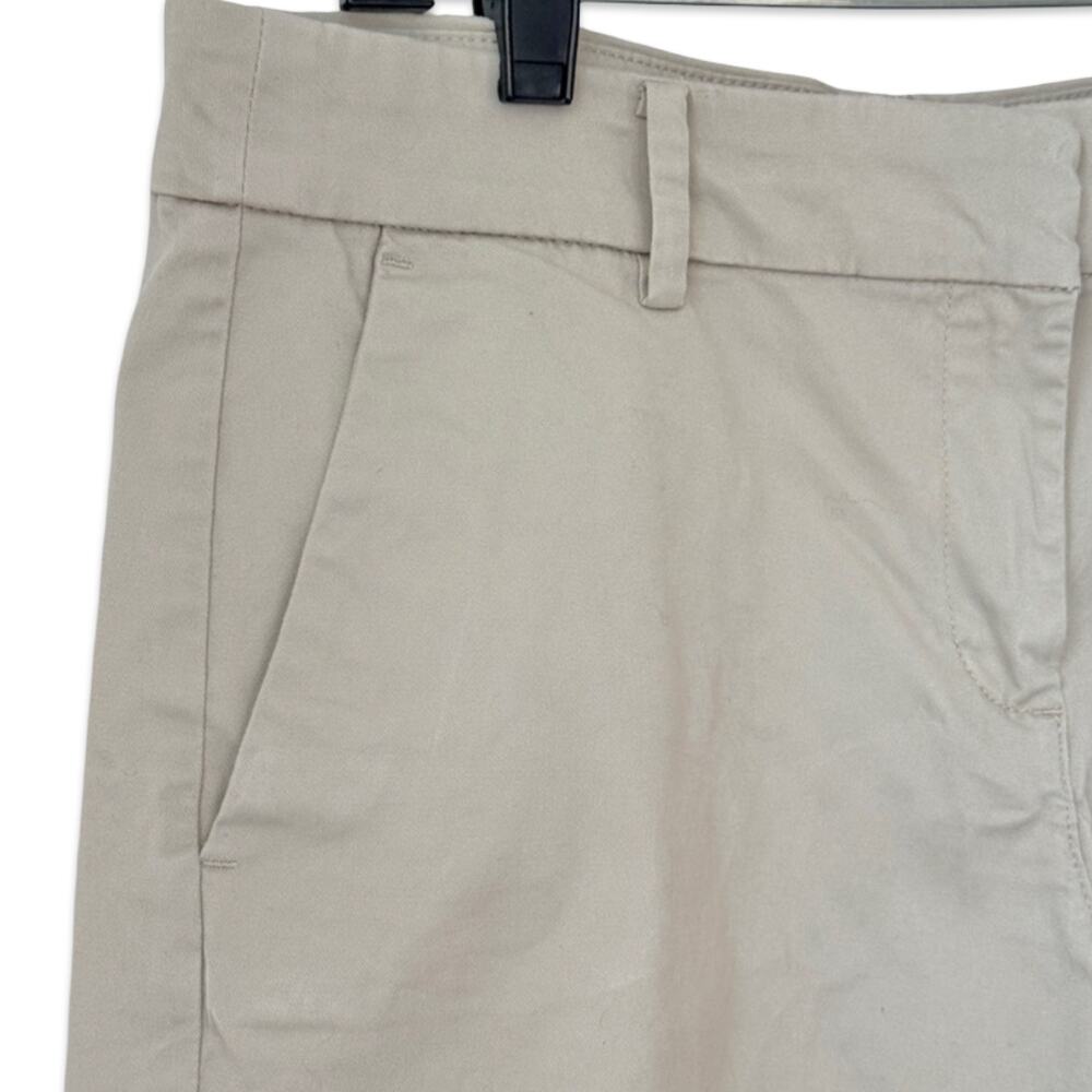 Nautica Tan Khaki Beige 5-Inch Inseam Classic Chino Shorts Women's Size 8 - Picture 9 of 10